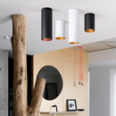 Spot moderne LED rond en aluminium