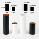 Spot moderne LED rond en aluminium