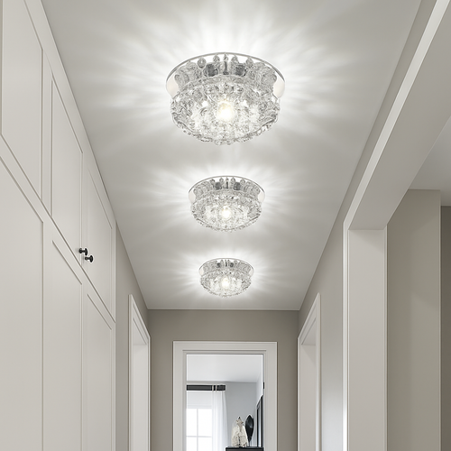 Spot montage en Surface cristal 5 W Led Downlights plafonnier lampes porche lumière pour intérieur chambre éclairage à la maison MJ1016