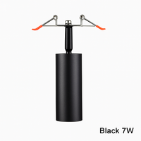 Spot plafond à LED tube directionnel blanc ou noir