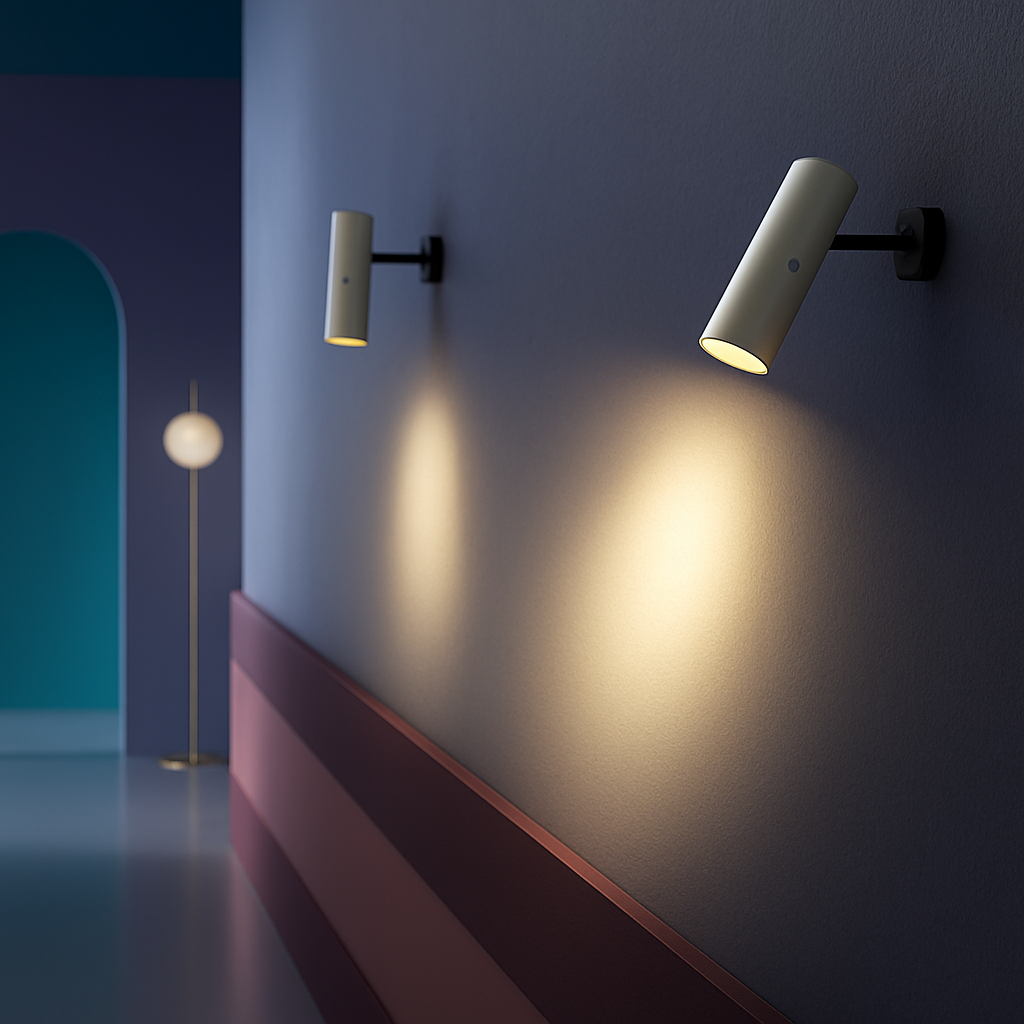 spot rotatif décor industriel pour restaurant et couloir - vue 3 sur 7