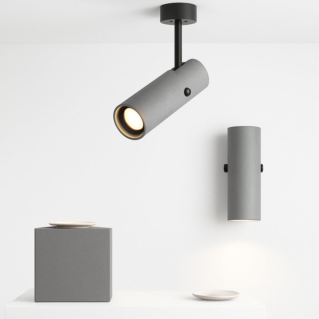 spot rotatif décor industriel pour restaurant et couloir - vue 6 sur 7