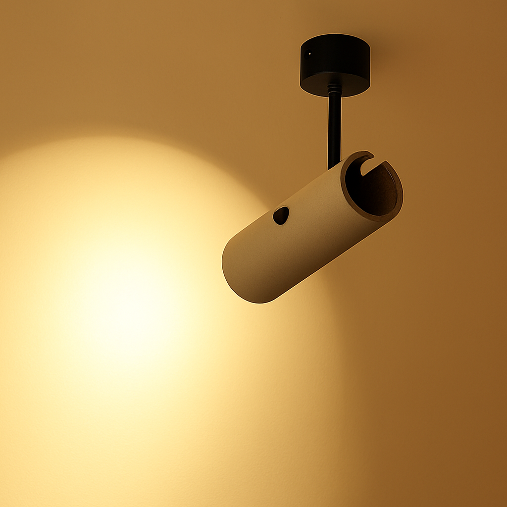 spot rotatif décor industriel pour restaurant et couloir - vue 7 sur 7