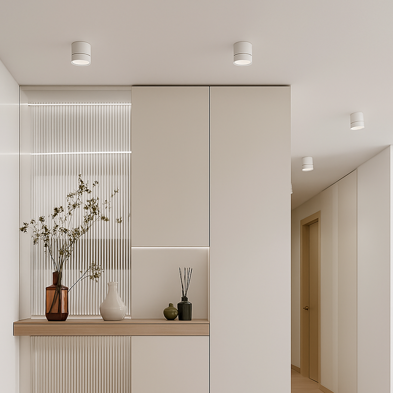 Surface mounted LED ceiling light tube light 7W 9W 12W 15W rotatable adjustable angle LED spotlight, indoor lighting AC220V 110V