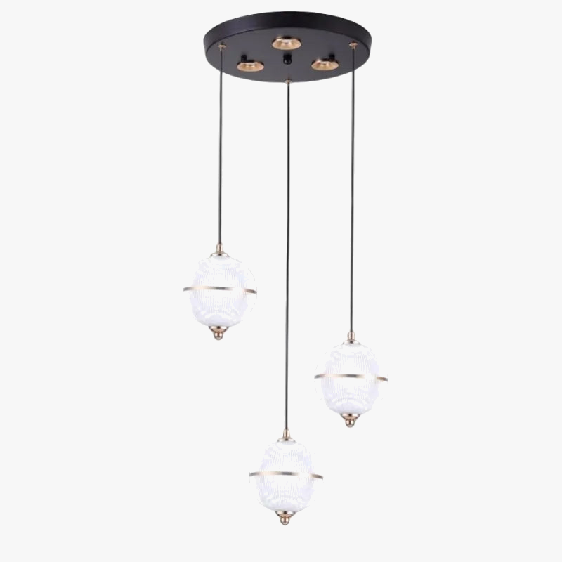 suspension boule acrylique moderne pour restaurant et bar
