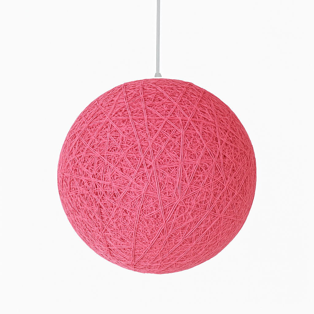 Suspension boule papier Wicker - vue 7 sur 15