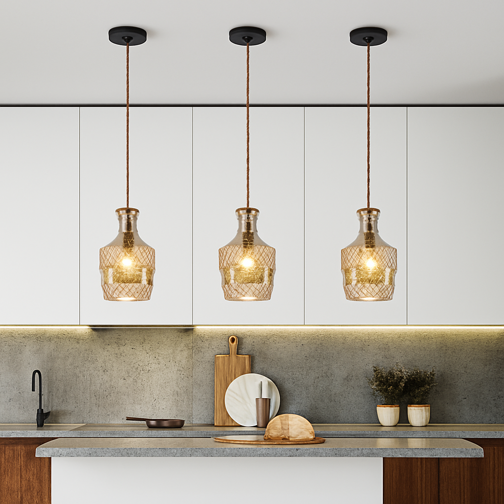 Suspension bouteilles en verre de plusieurs formes Bottle - vue 4 sur 8