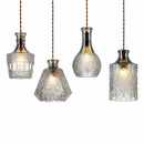 Suspension bouteilles en verre de plusieurs formes Bottle