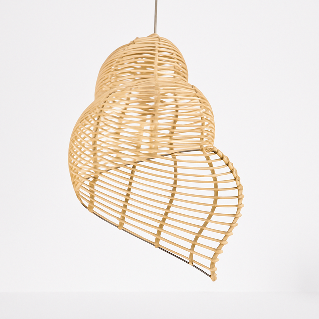 Suspension coquillage spirale en bois Pastoral - vue 5 sur 8