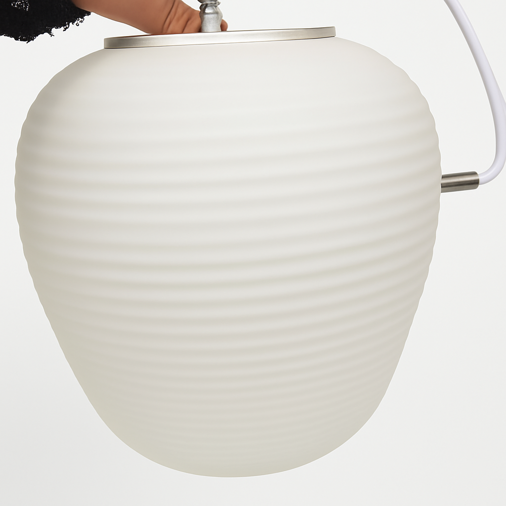 suspension créative en verre pour décoration intérieure moderne - vue 7 sur 9