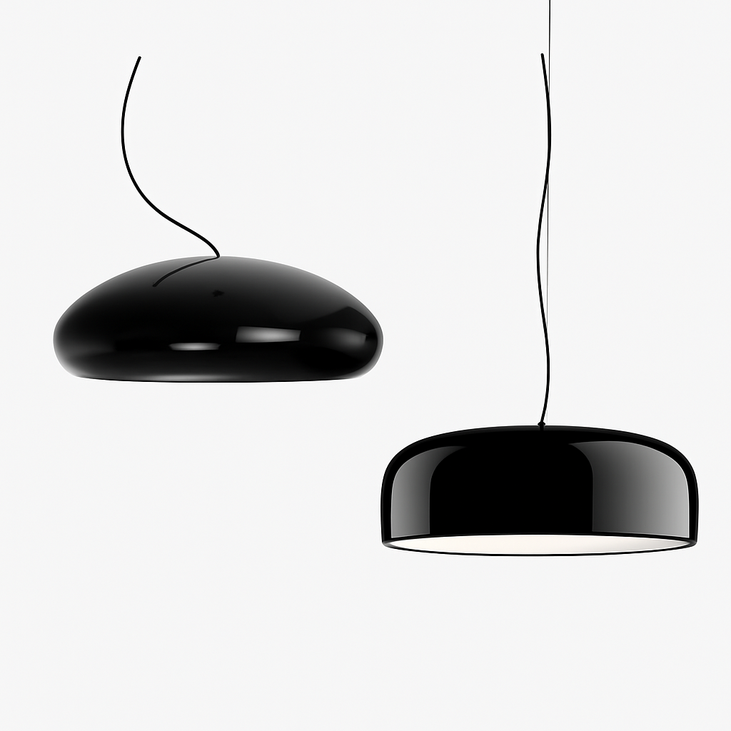 Suspension design aux formes arrondies Glossy