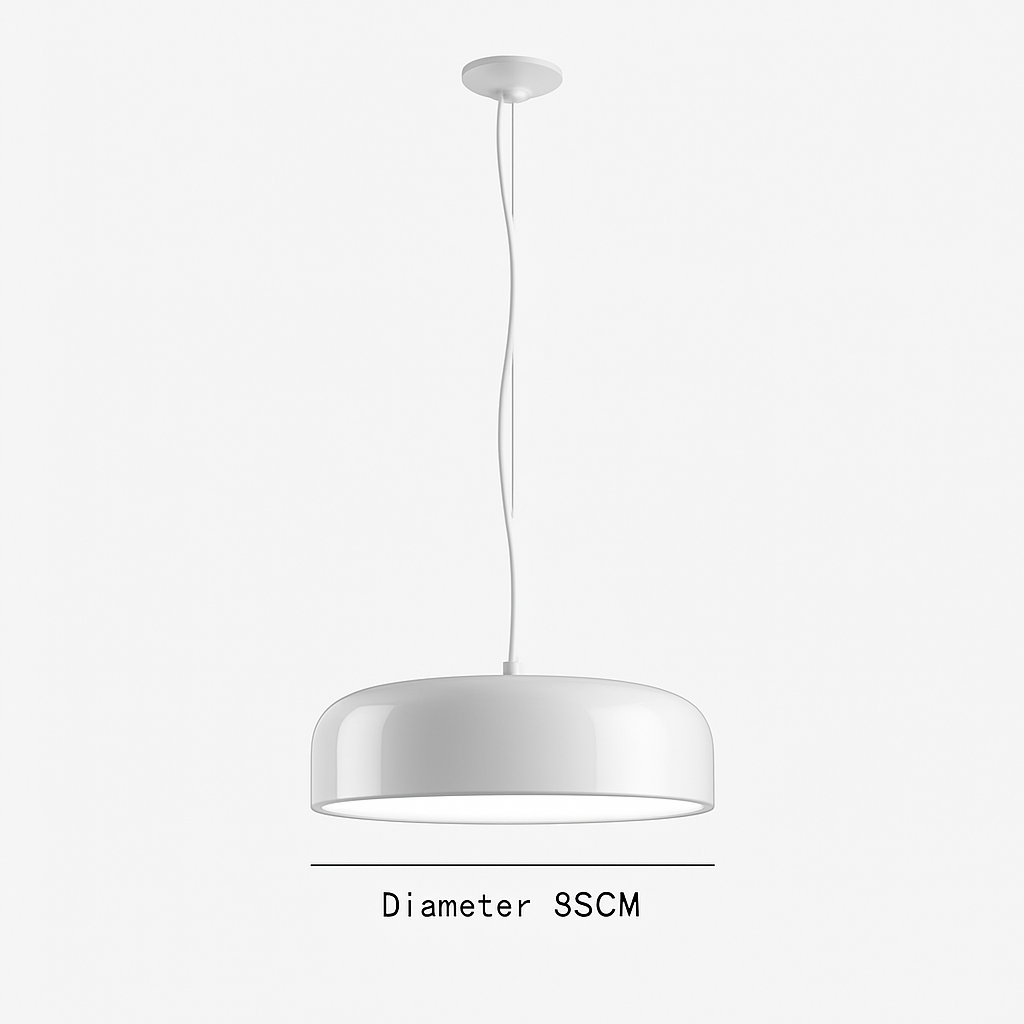 Suspension design aux formes arrondies Glossy