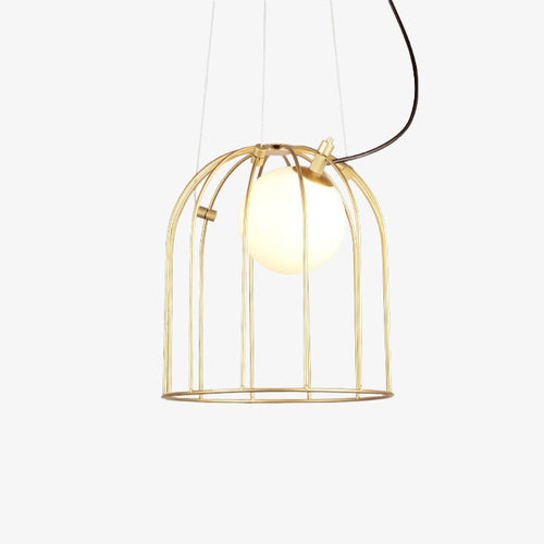 Suspension design avec abat-jour métallique ajouré Ohio