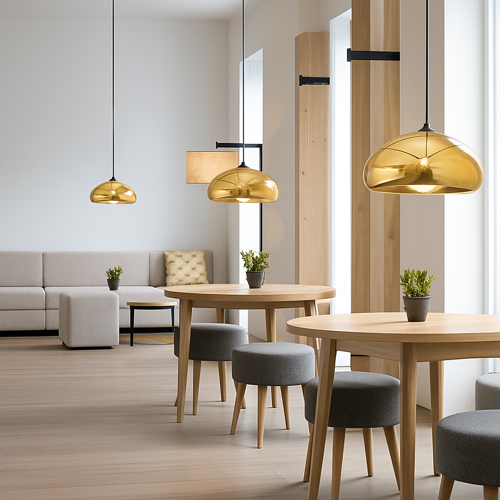 Suspension design chromée de couleur Xoni - vue 5 sur 8