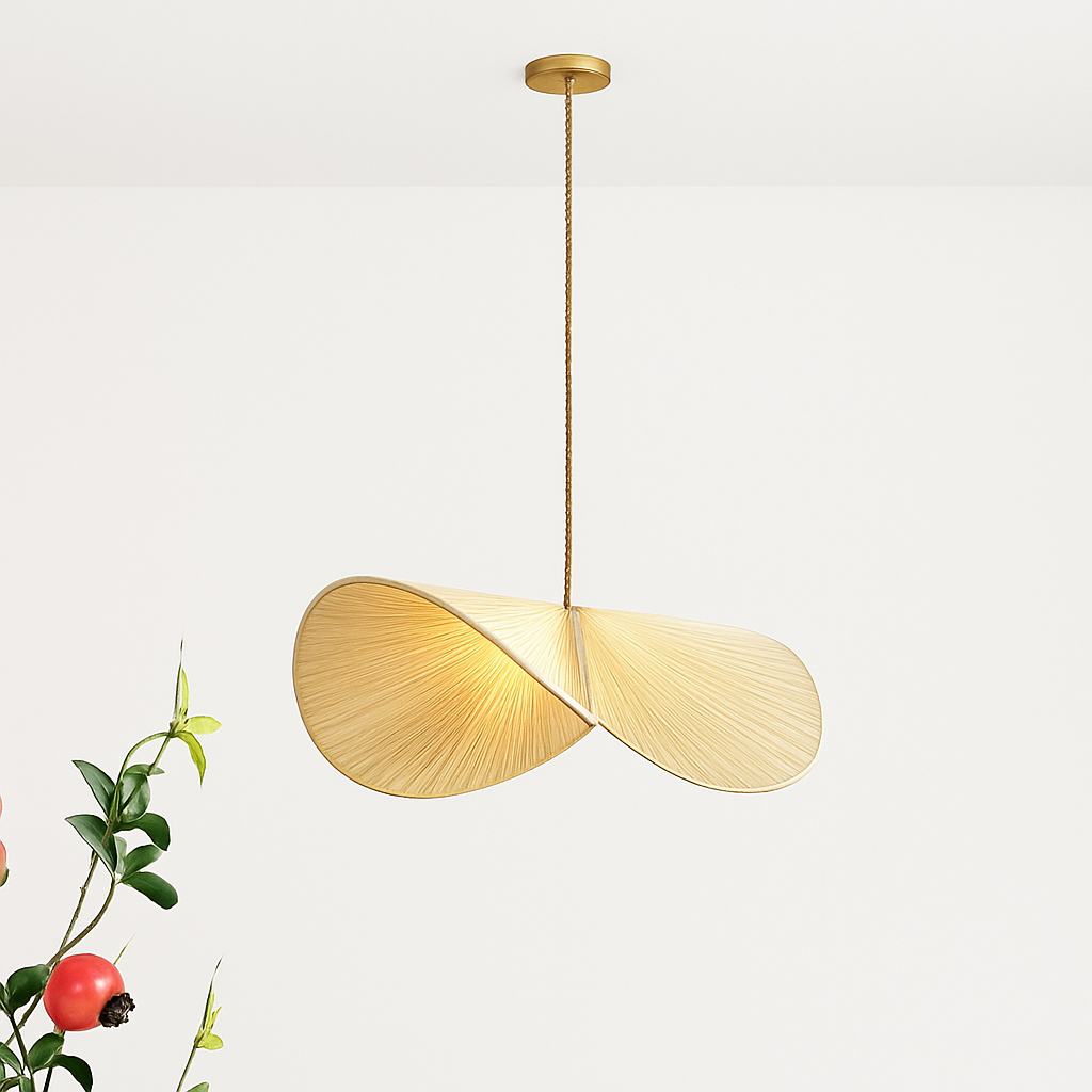 Suspension design en bambou tissé à la main - vue 5 sur 5