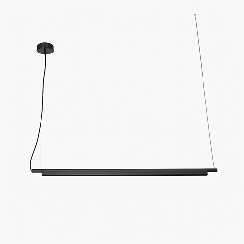 Suspension design à LED allongée en métal Loft