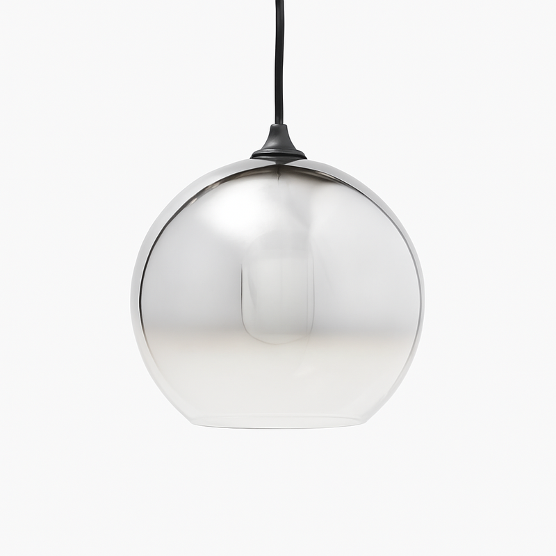 Suspension design LED en boule de verre Loft