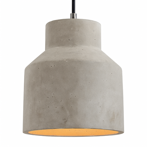 Suspension design LED en ciment (plusieurs formes)