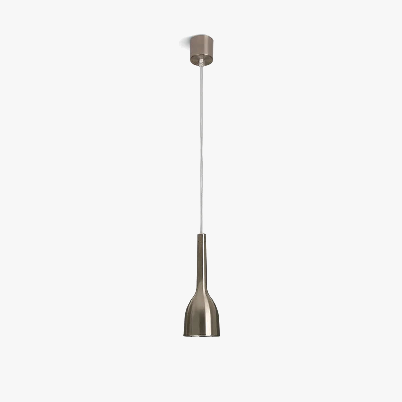 Suspension design LED nordique Nickel brossé