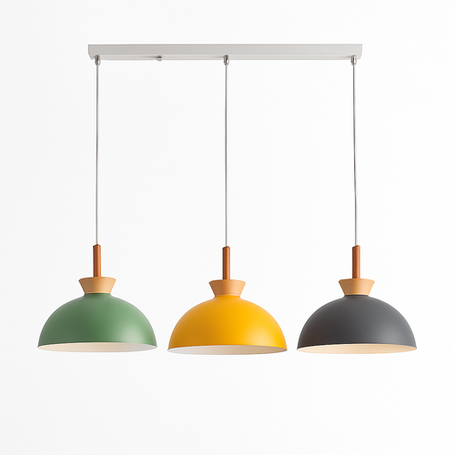 Suspension design moderne à LED de couleur Lampes