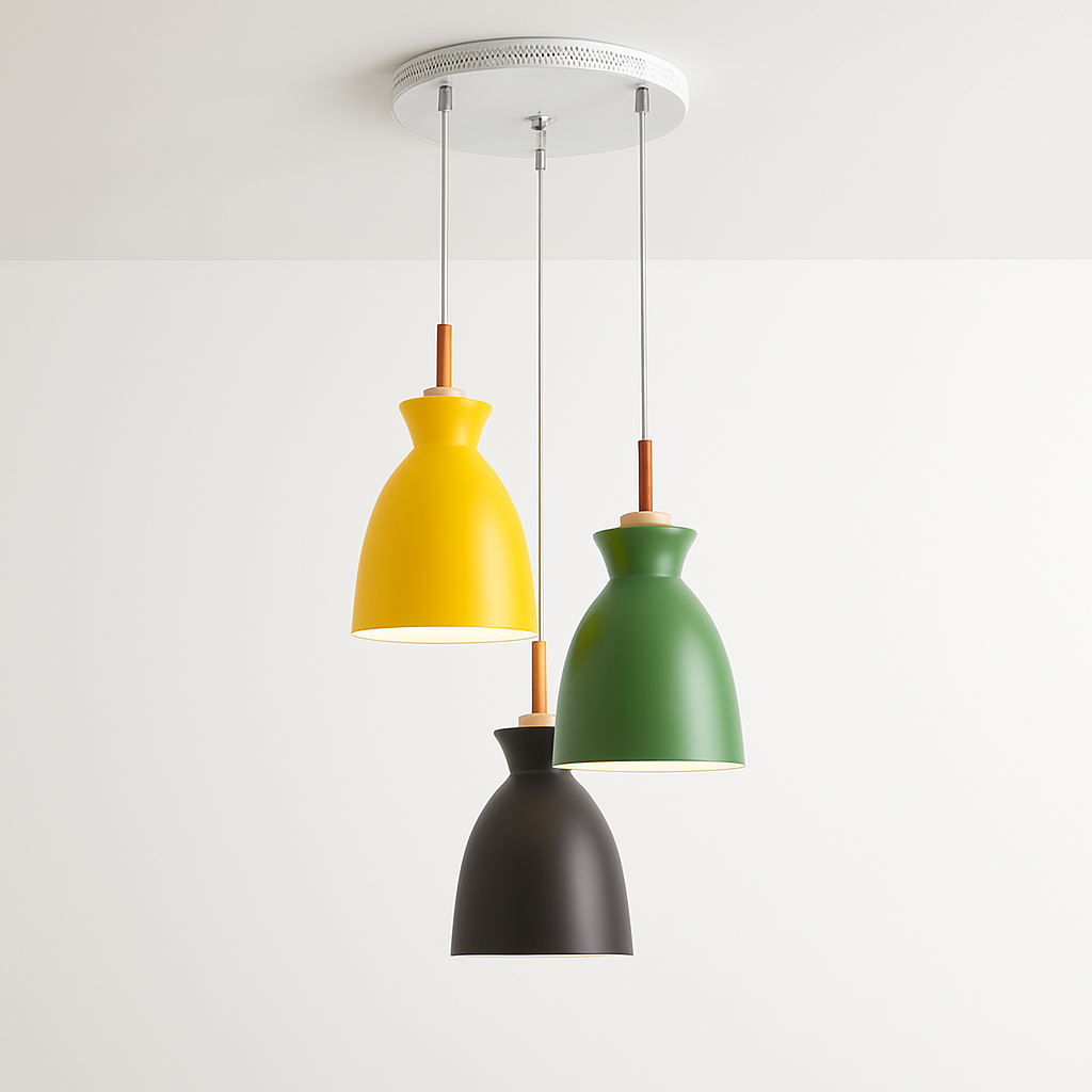 Suspension design moderne à LED de couleur Lampes - vue 18 sur 21