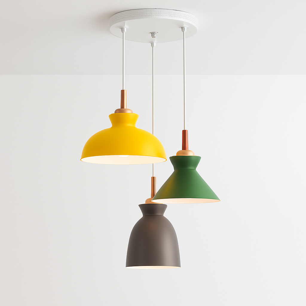 Suspension design moderne à LED de couleur Lampes - vue 19 sur 21
