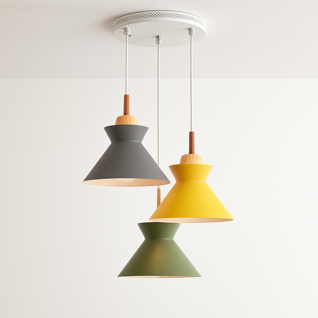 Suspension design moderne à LED de couleur Lampes - vue 21 sur 21