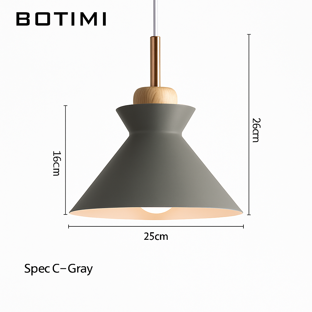 Suspension design moderne à LED de couleur Lampes - vue 5 sur 21
