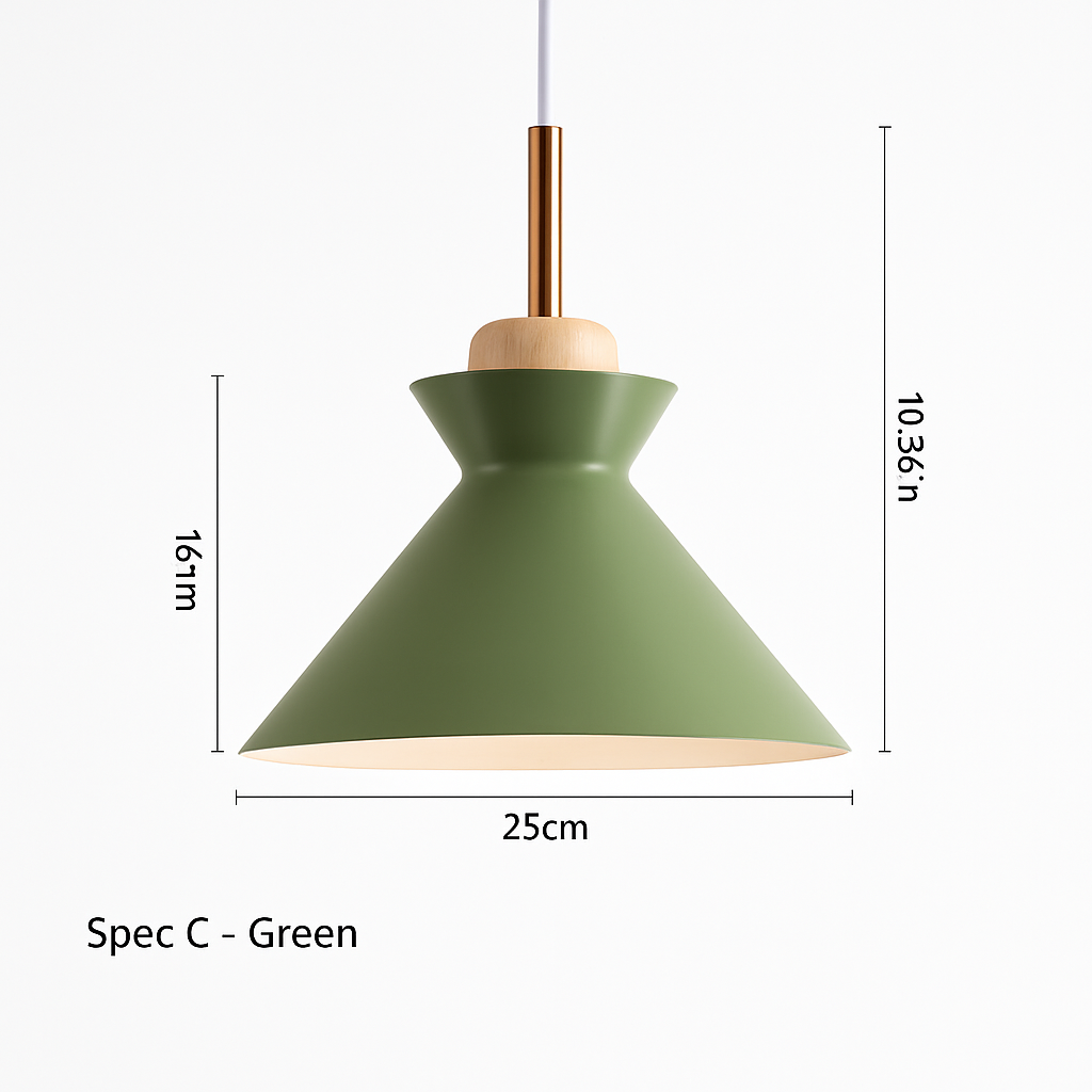 Suspension design moderne à LED de couleur Lampes - vue 6 sur 21