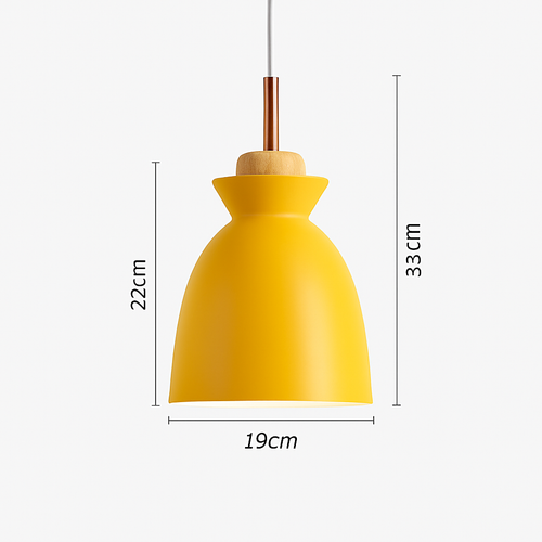 Suspension design moderne à LED de couleur Lampes