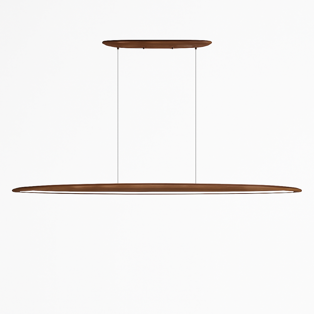 Lampe de bureau en bois