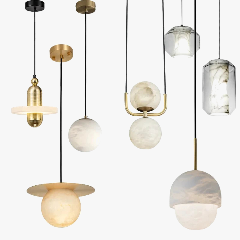 Suspension en marbre au design moderne