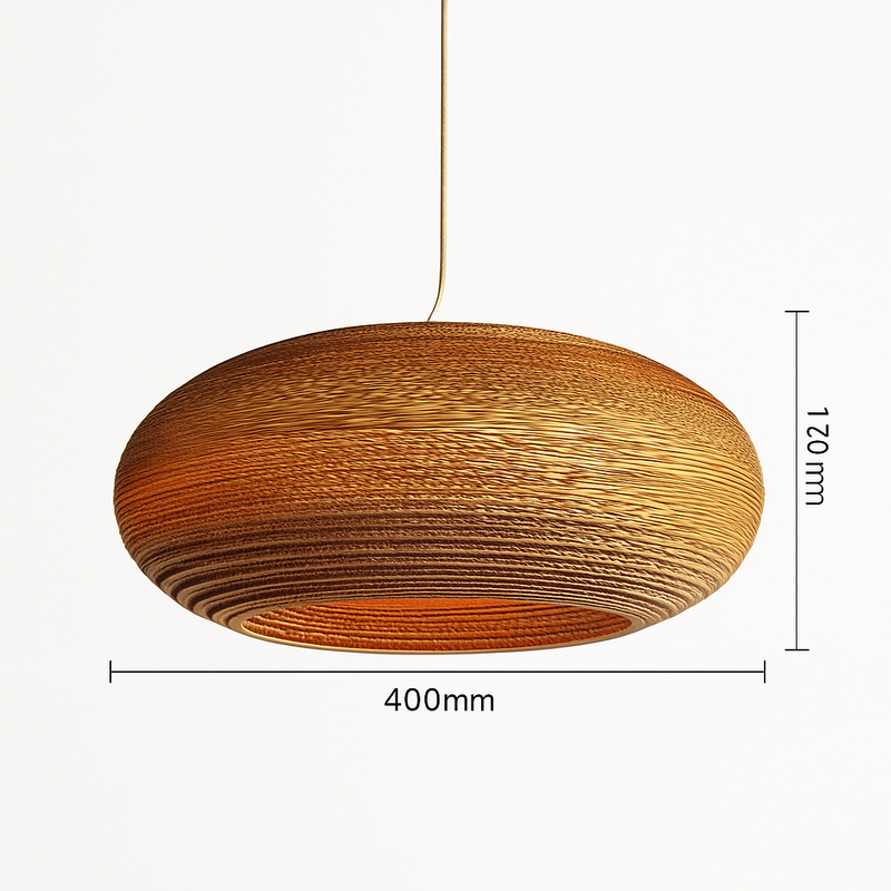 Suspension en papier carton (différentes formes)