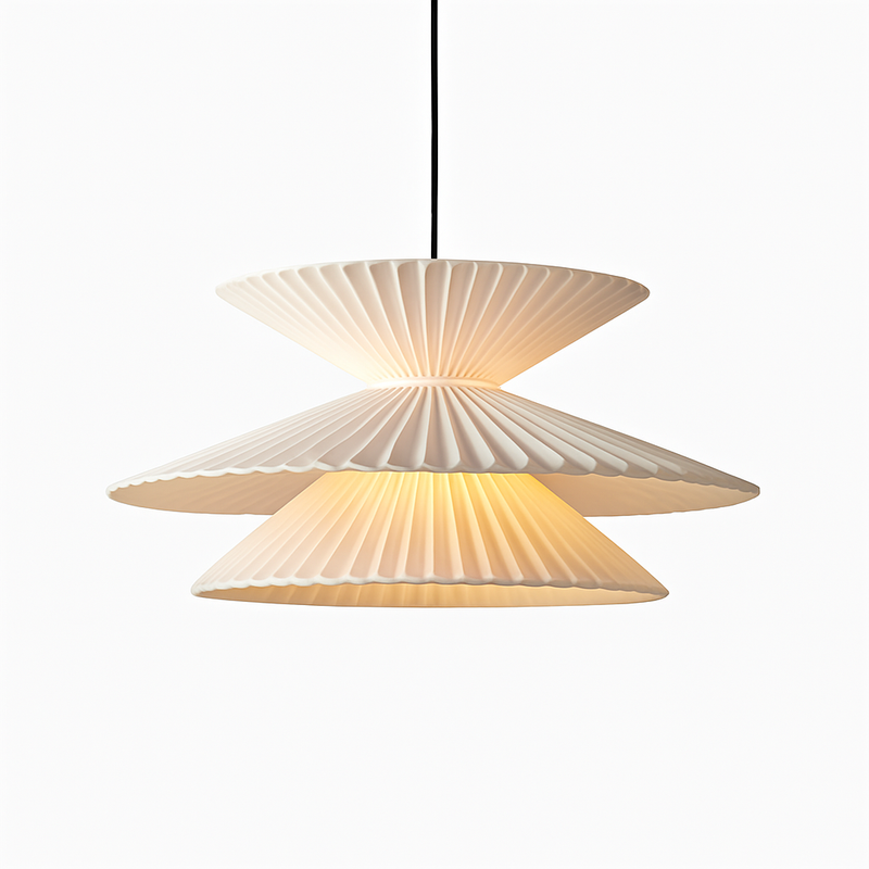 suspension en tissu origami pour décoration intérieure élégante