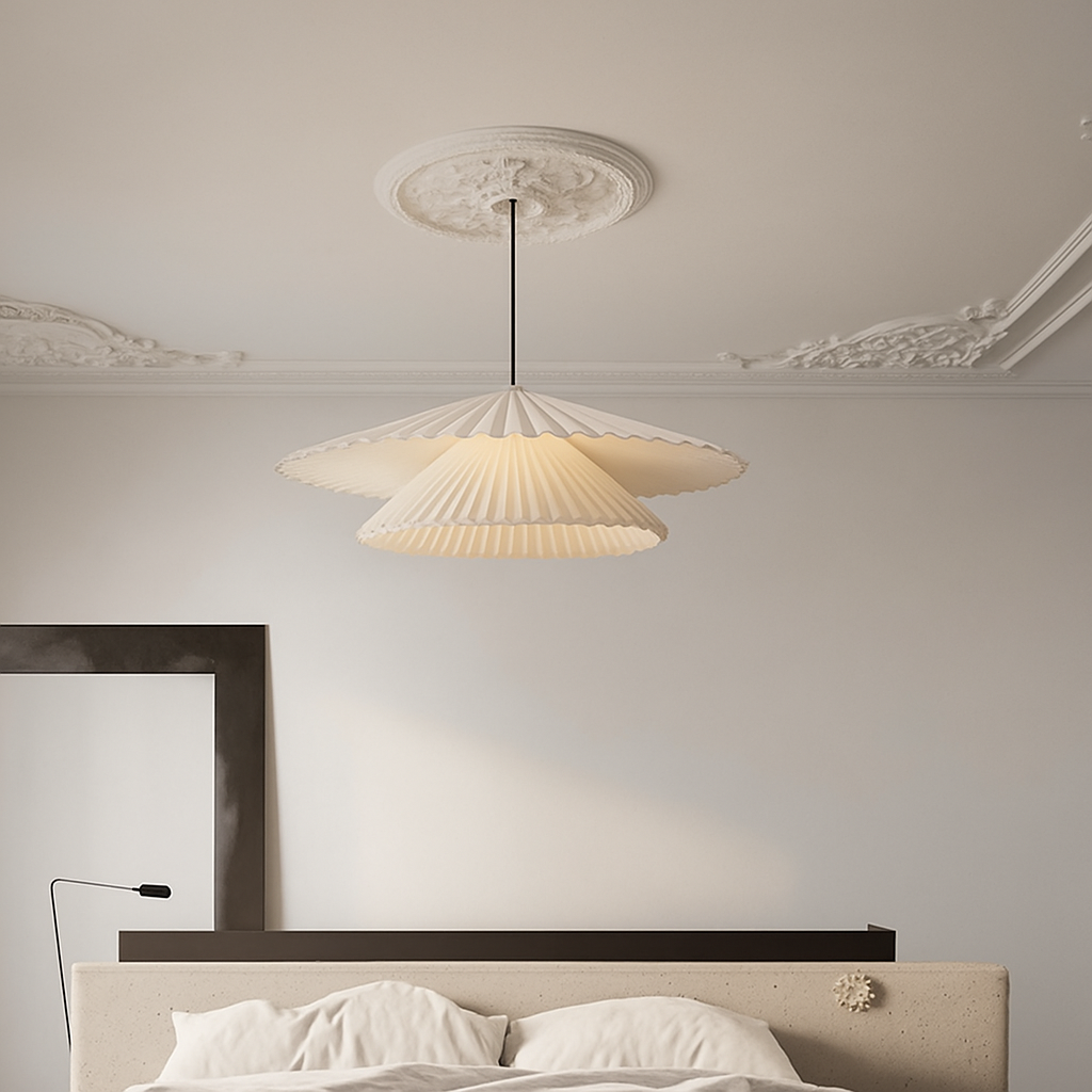 suspension en tissu origami pour décoration intérieure élégante - vue 6 sur 7