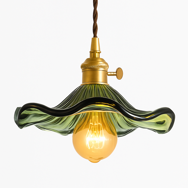 suspension en verre coloré style nordique pour intérieur moderne