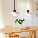 Suspension en verre nordique couleur bonbon
