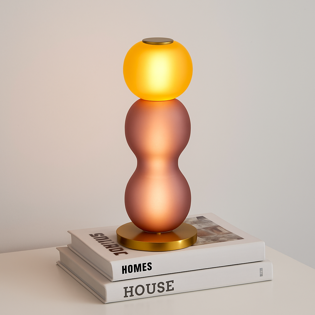 Suspension en verre scandinave Abat-jour coloré minimal chevet petite lumière suspendue chambre design éclairage de salle à manger - vue 6 sur 21