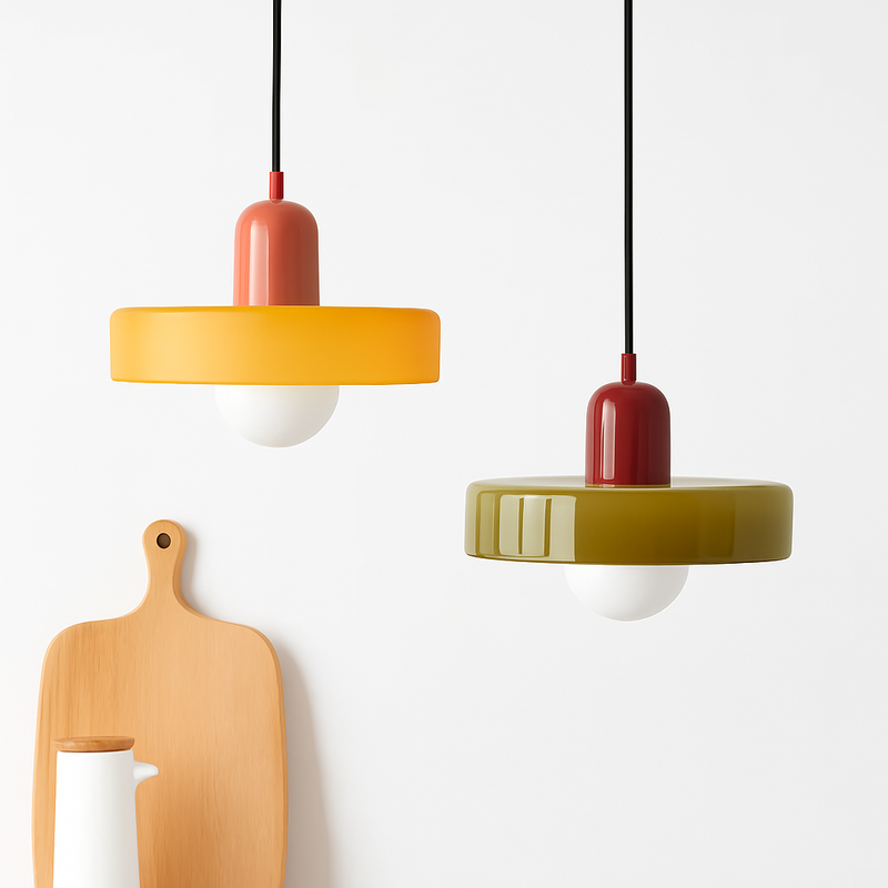Suspension en vitrail pour restaurant salon cuisine lustre suspendu applique plafonnier couloir entrée allée G9
