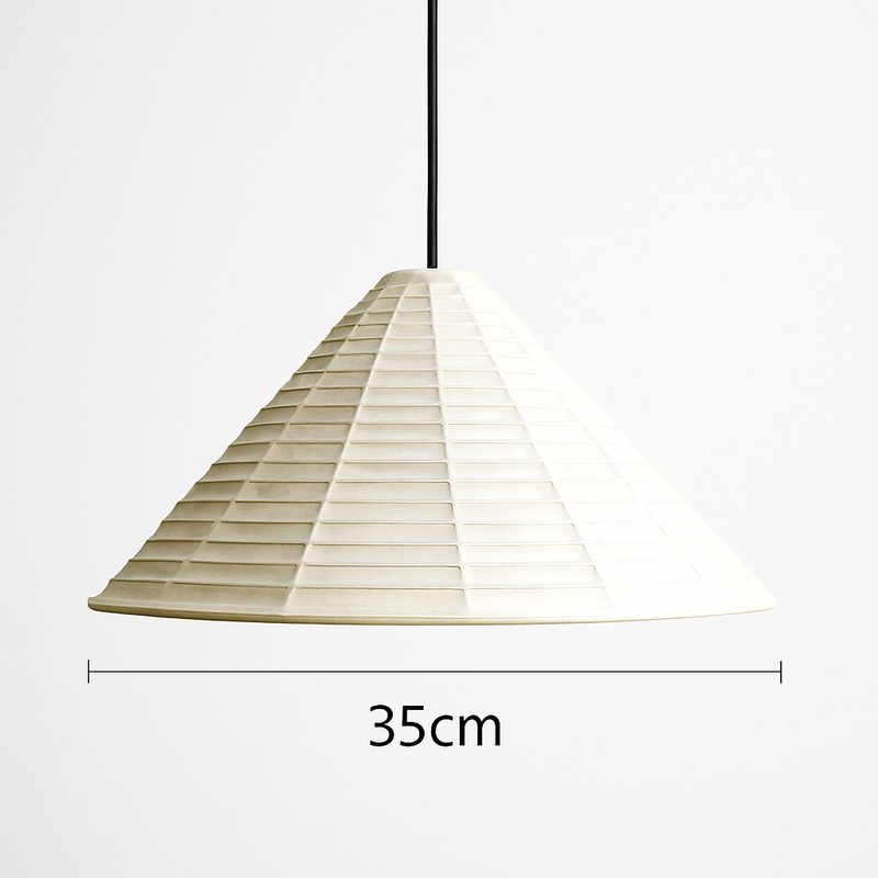 suspension japonaise wabi sabi en papier de riz pliable et circulaire