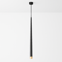 suspension led cône tube pour éclairage intérieur intensité variable