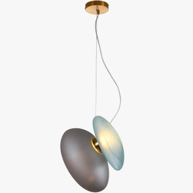 Suspension LED en verre