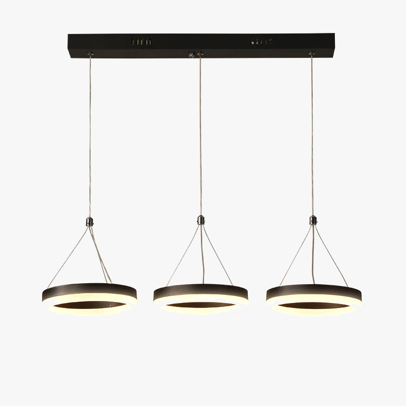 suspension led luminaire acrylique avec télécommande lampara abajur