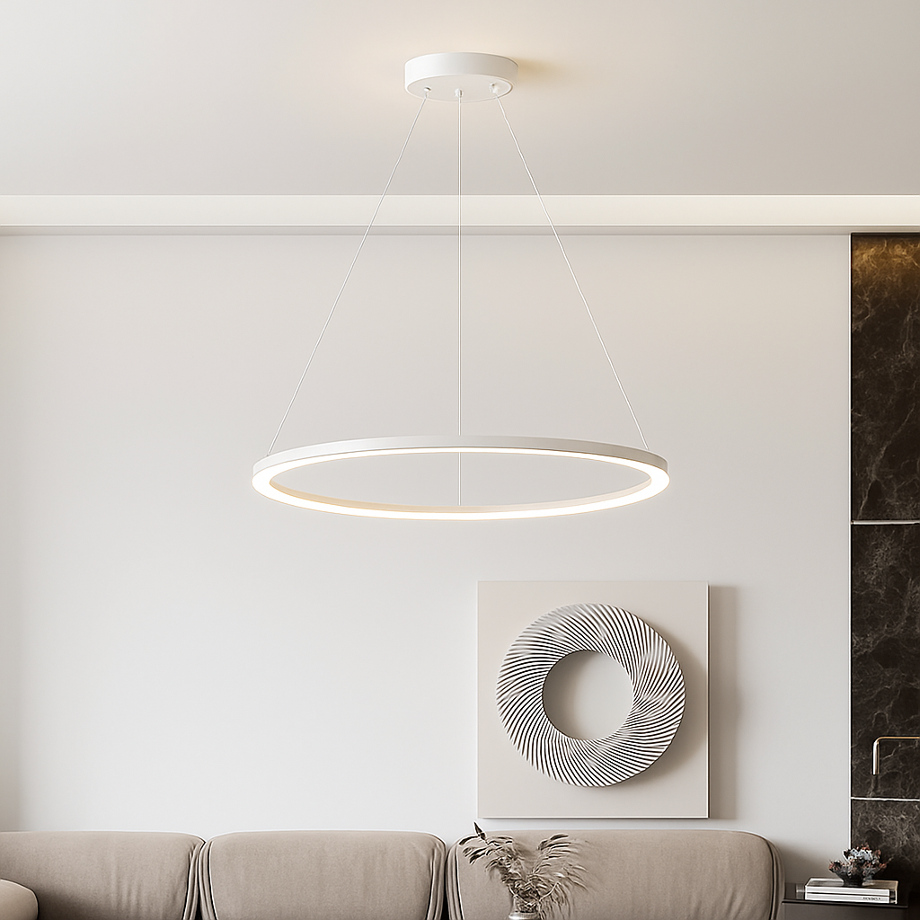 suspension led moderne pour décoration intérieure élégante - vue 4 sur 18