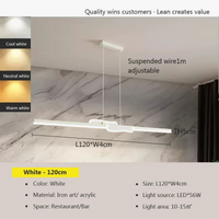 suspension LED moderne pour décoration intérieure élégante