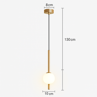 Suspension LED nordique cuisine île