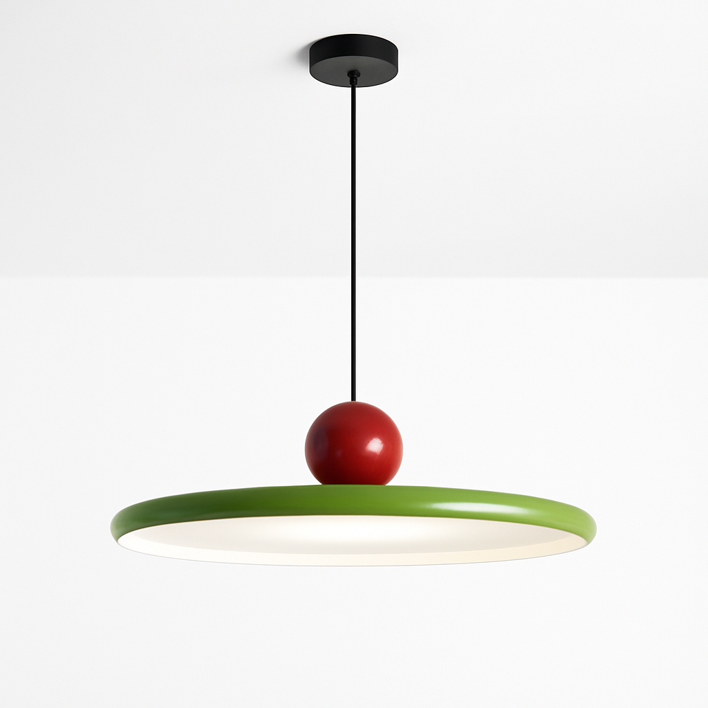 suspension led nordique style soucoupe pour éclairage intérieur - vue 6 sur 12