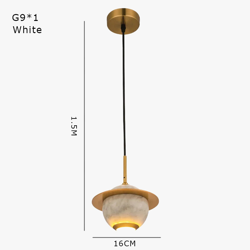 suspension marbre simple style planétaire pour bar hôtel magasin