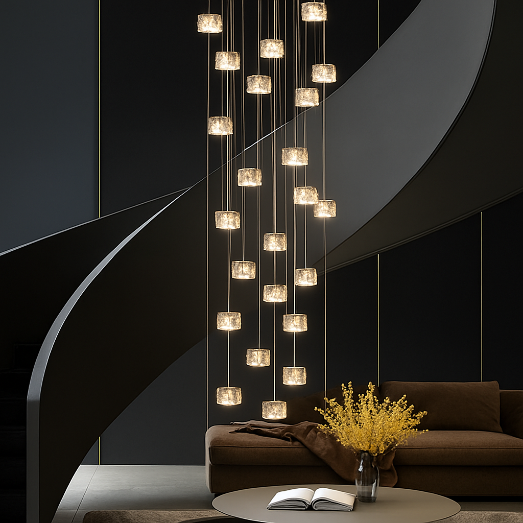 suspension minimaliste luxe pour éclairage moderne intérieur - vue 5 sur 16
