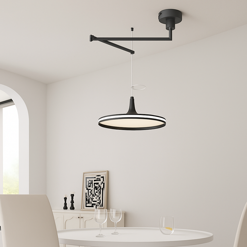 Suspension Moderne LED Salon Salle À Manger Cuisine Lumières Éclairage Intérieur Décor À La Maison Bras Réglable